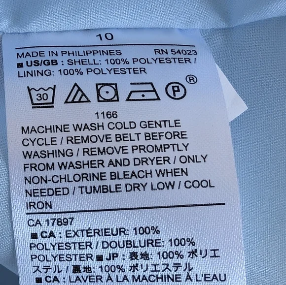 Banana Republic Sky Blue Midi Dress with Crimson Floral Accents - Picture 7 of 8